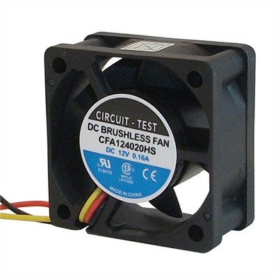 CIRCUIT TEST-CFA124020HS-circuit-test, circuittest, inn01, fans, cooling fans, 1.5",1.57", dc fan