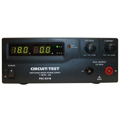 CIRCUIT TEST-PSC-6318-circuittest, man01,power supplies, power supply, bench, remote, programmable, variable, adjustable,